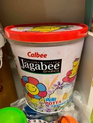 Calbee jagabee can 卡樂b  薯條 鐵罐