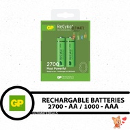 GP Recyko+ AA 2700 series/AAA 1000 series 2's Rechargeable Battery