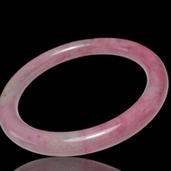 薔薇輝石 手鐲 全粉玉化 老礦原礦 內徑 54mm 玫瑰石 手環 桃花玉