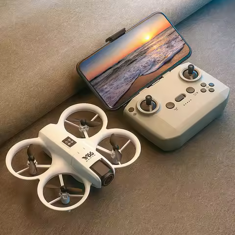 V66 Mini Drone 4K Profesional Dual Camera Headless Mode Obstacle Avoidance WiFi FPV Drone 360° Flip 