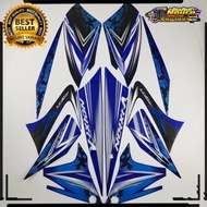 COD Motorcycle accessories striping yamaha vixion 150 2009 old standard body listbiru, great quality