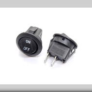 2-Pin 2-Way ON-OFF Switch No Lights Size 20 mm. Very Good Quality ON/OFF Round (ON/OFF) 12V DC 2 ***