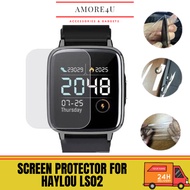 - Screen Protector For Haylou Solar LS02 Sports Smart Watch TPU HD Film Screen Protector
