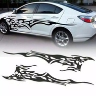 Terlaris stiker mobil sedan stiker mobil all type sedan Corolla Altis Honda city car stiker cutting