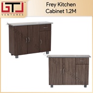 TGL Frey Kitchen Cabinet 120cm 1.2M Low Kitchen Rack Storage Kitchen Organizer Kabinet Dapur Kitchen
