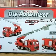 DIY Truck - Engineering Toys - Assembly Box - Fire Truck Fire Truck
