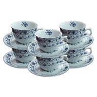 1 SET OF 6 PCS MOTIF CERAMIC CUPS CERAMIC CUPS MOTIF CUPS TEA CUPS COFFEE CUPS