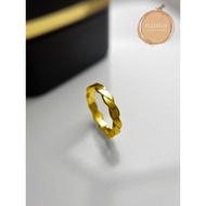 Fledios 916 Cincin Emas 916 Minimalis Cincin 916 Gold Ring Minimalist Gold Ring