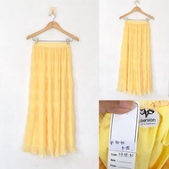 Midi Yellow Skirt