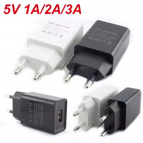 Micro USB EU Plug AC 5V 1A 2A 3A Wall Charger Universal Portable Travel Power Adapter Desktop Chargi