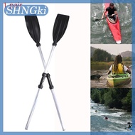 SHNGki 1 cặp Kayak mái chèo nhôm hợp kim Kayak có thể tháo rời mái chèo có thể điều chỉnh chiều dài