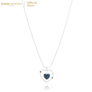 Louis Montini (Jewelry) Sterling Silver 925 Necklace สร้อยคอเงินแท้ 92.5% สร้อยคอผู้หญิง รูปหัวใจ LJ
