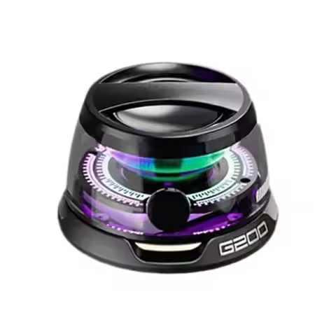 HECATE G200 Portable Bluetooth Speaker RGB Magnetic Mini Speaker BT5.3 With 7 Hours Playback Phone H