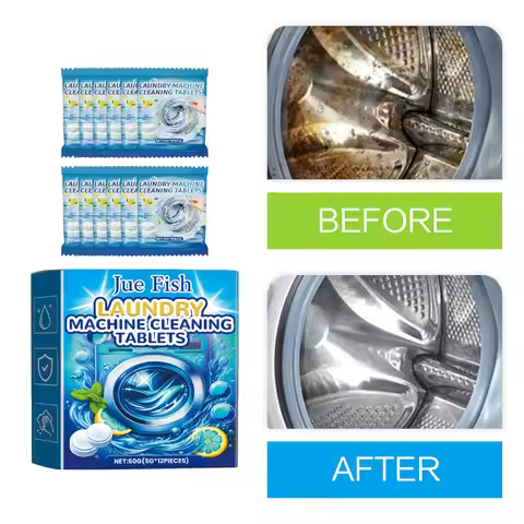 Washing Machine Cleaner Tablet Washer Deep Cleaning Tank Effervescent Descaling Machine Odor Removal