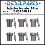 6Pcs Diesel Fuel Injector Nozzle Tips DN0PDN121 DNOPDN121 NP-DN0PDN121 NP-DNOPDN121