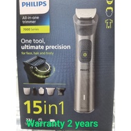 Philips MG7940/15 Series 7000 – 15-in-1 Cordless Multigroomer for Face, Hair & Body