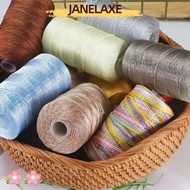 JANELAXE932JN Waxed Thread Cord, Polyester String 0.8MM Wax Cotton Cord String, Vintage 150D Arts Cr