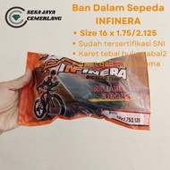 16 x 1.75/2.125 Infinera Bicycle Inner Tube Size 16 x 1.75/2.125