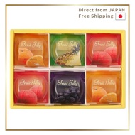 RUYSDAEL Gift Sweets Jelly Assortment with Domestic Fruit Jelly (USD202) 75g×6pcs