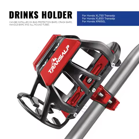 For Honda XL750 XL 750 XL650 XL 650 Transalp XR650L XR 650L Motorcycle Beverage Water Bottle Cage Dr