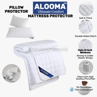 ALOOMA Washable Mattress Protector Perimium Soft Pelapik Tilam Tebal Elastic Comfortable Mattress To