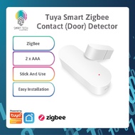 (Local Stock) Tuya ZIGBEE Door Open Contact Sensor Smart Door Window Alarm Wireless Door and Window Detector Smart
