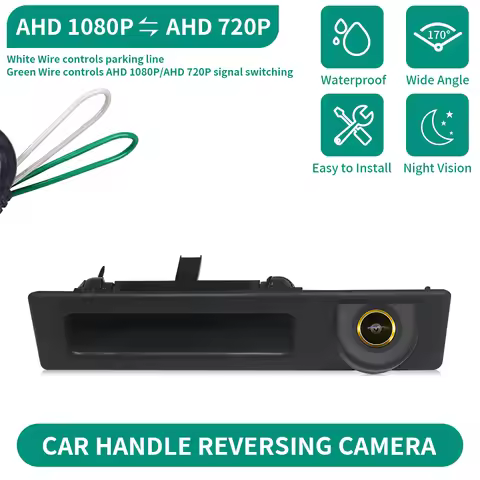 AHD 1080P Vehicle Rear View Camera For BMW 5 Series F10 F11 3 Series F30 F31 F32 X3 F25 Night Vision