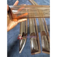 Wira Mitsubishi Door Visor Evo3 Cromax Coco With Clip C99 Gsr Oldschool Wira Mivec Evo