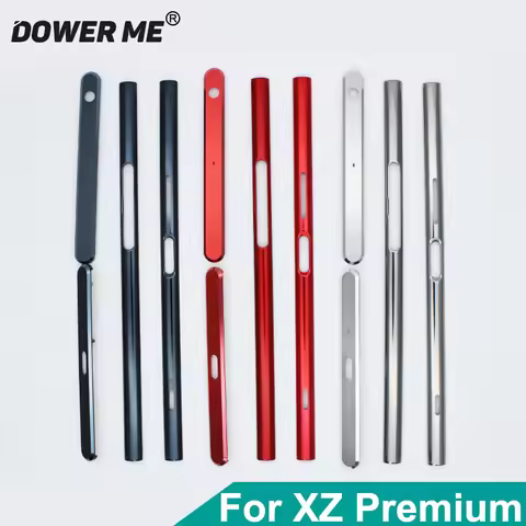Aocarmo New Replacement Housing Metal Middle Frame Side Parts For Sony Xperia XZ Premium XZP G8141 G