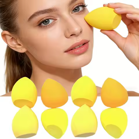4/8pcs Makeup Sponge Blender Beauty Egg Soft Cosmetic Puff Foundation Sponges Powder Puff Women Make