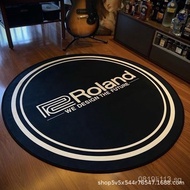 Carpet Non-Slip Roland Soundproof Eco-Friendly Shock Absorption Mat Carpet Round Home Jazz Drum Elec
