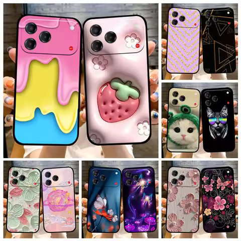 Soft Silicone Case For ZTE Blade V80 Pro V80Design 4G Fashion Shockproof Phone Cover For ZTE Blade V