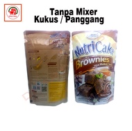 Nutricake Premix Brownies coklat 230Gram