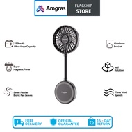 Amgras MagFan mobile phone magnetic fan portable desktop bracket kipas handheld adjustable speed bac
