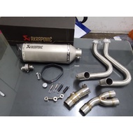 kawasaki er6n z650 ninja 650(versys650 2016-2024 new model) akrapovic exhaust full system