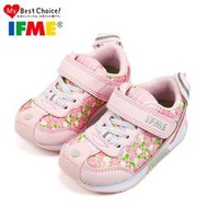 限量款現貨正版日本IFME 兒童運動機能鞋童鞋布鞋運動鞋休閒鞋(IF30-901402)粉紅 17號