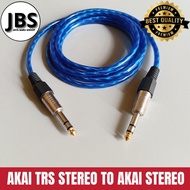 Akai Trs 6.5mm stereo jack cable to Akai Trs 6.5mm stereo 50cm-5meter