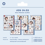 Job 24.02 | Kamei Hamei Planner Deco Sticker Planner Stickers Deco Stickers