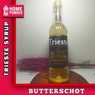 Syrup Trieste Butterscotch Flavour 650ml Sirup Premium Rasa Butterscotch