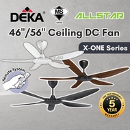 【NEW】Deka X-ONE 56" / 46" DC motor Remote Control Ceiling fan with 24 Speed ABS Kipas Siling