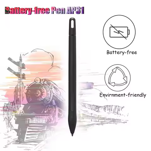 Gaomon Artpaint AP31 Digital Stylus Battery-Free Drawing Pen for M10K 2018 Graphics Tablet 8192 Leve