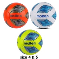 Molten Football Soccer Ball Size 4 & 5 /Bola Sepak Saiz 4 & 5 Original F4A1711 Hand Stitched 1710/ M