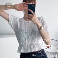 ❣️ korean fashion❣️ women clothes lace puff T-shirt