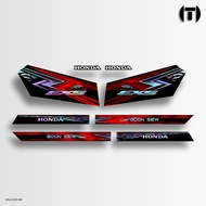 STRIPE STRIKE STICKER COVER SET BODY COVERSET Honda EX5 Dream HOLO.EX5.M9 EX5 Dream Accessories