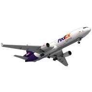 DIY 1:100 Fedex MD-11 airplane paper model Assembly, handmade homework
