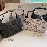 Issey miyake Manufacturer Japanese Bags Geometric Rhombus Female Bag Portable Dumpling Bag Shoulder Armpit Bag Boston Bag