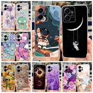 For Xiaomi Redmi Note 12 4G Case New Fashion Painted Cover Clear Silicone Phone Case For Redmi Note 