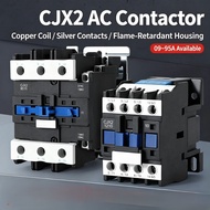 CJX2 Series AC Magnetic Contactor, 3P 220V/380V Coil Motor Control Contactor for Water Pump Cabinet 