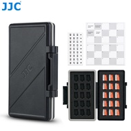 JJC 30 Slots Micro SD Card Case Protective MSD Card Storage Box for MSD Micro SDHC Micro SDXC TF Cards Water Resistant Memory Card Holder