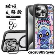 Dizai Many Colors Wireless Magnetic Lens Metal Bracket iPhone16 15 14 13 12 11 Pro max Phone Case